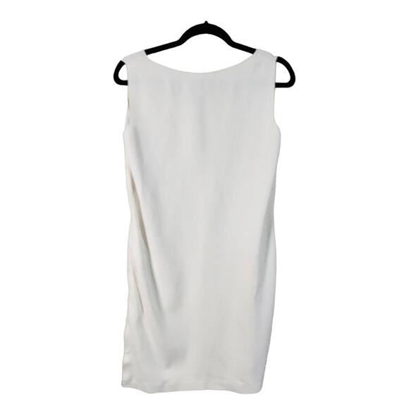 Escada heavy knit white sheath dress size Ger 40 US 10/M - Picture 2 of 6